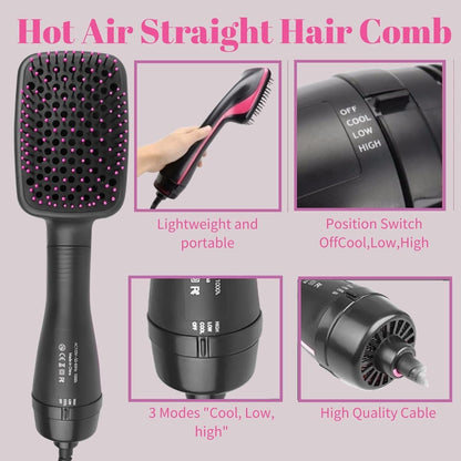 Hair Dryer Brush Blow Dryer Brush in One, 3 in 1 One Step Hair Dryer and Styler