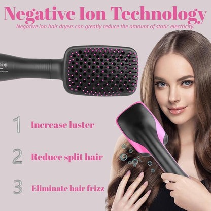 Hair Dryer Brush Blow Dryer Brush in One, 3 in 1 One Step Hair Dryer and Styler