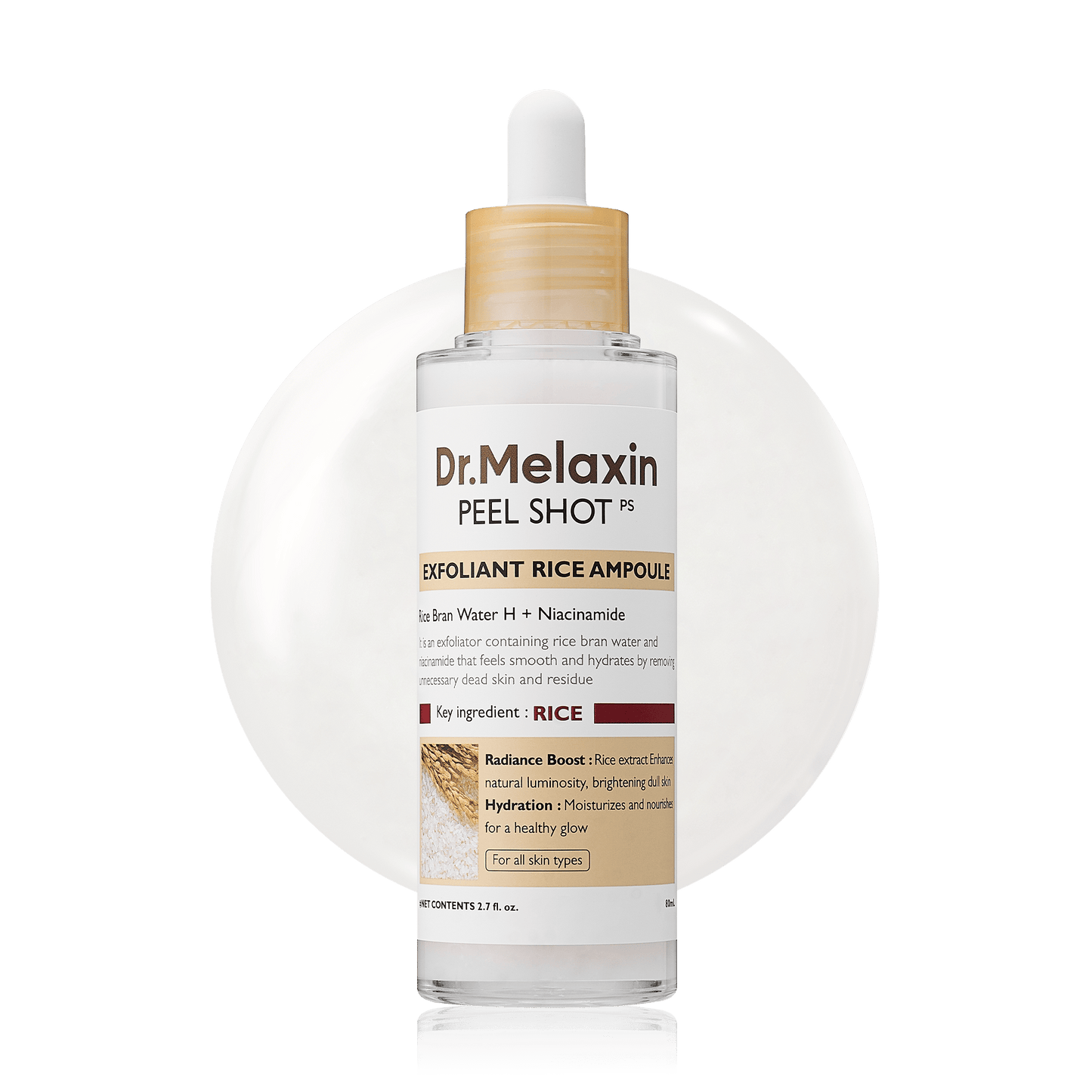 🔥Peel Shot Glow Rice Ampoule Duo - Serums for Brightening, Exfoliating, and Moisturizing