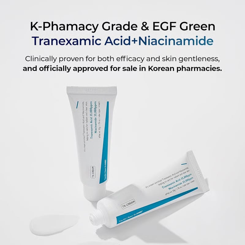 🧪TX Cream Nano-sized Tranexaminc Acid for Dark Spots & Hyperpigmentation