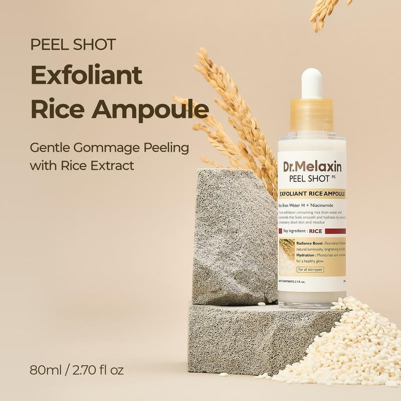 🔥Peel Shot Glow Rice Ampoule Duo - Serums for Brightening, Exfoliating, and Moisturizing