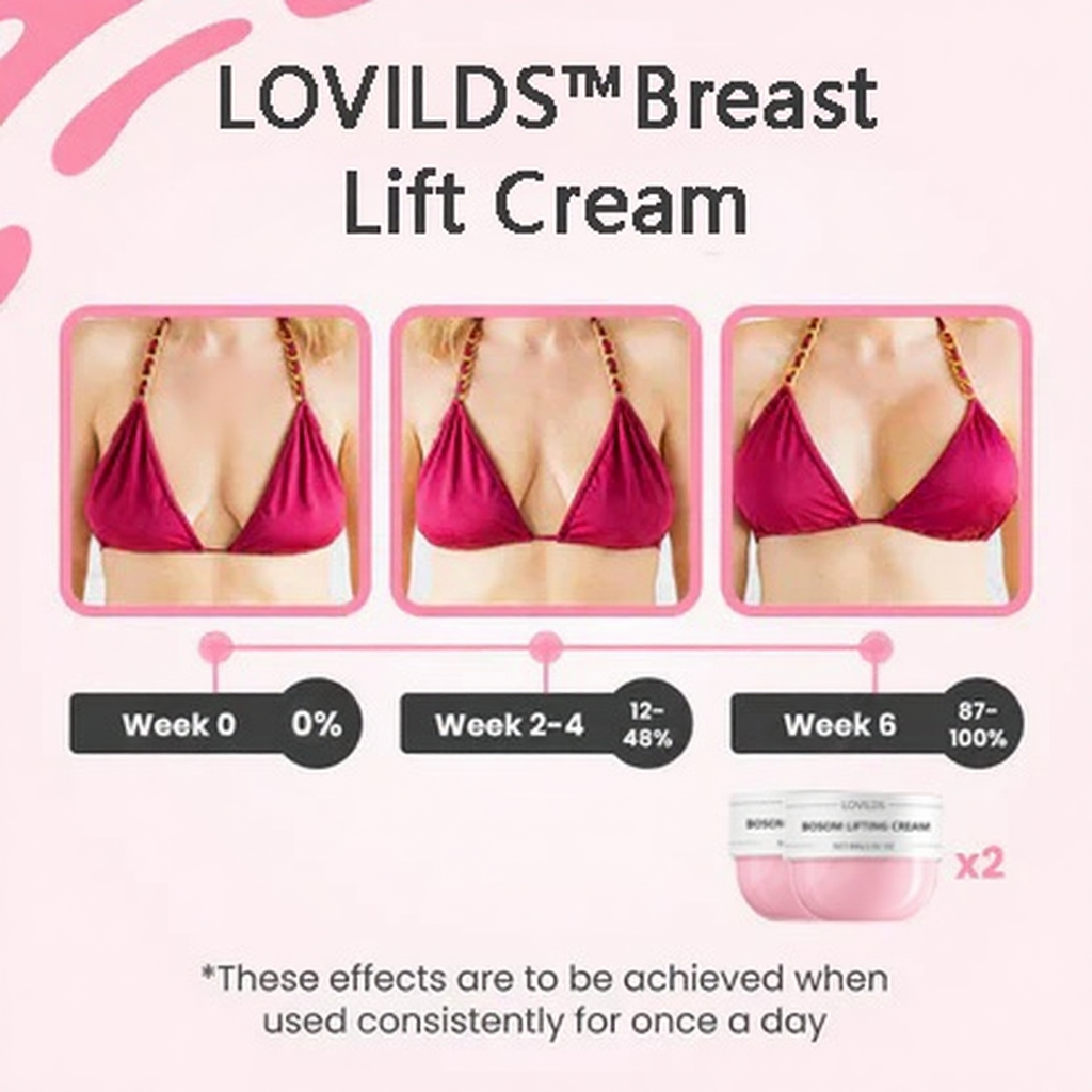 🔥 LOVILDS™Breast Lift Cream – See Visible Lift & Firmness in Weeks! ✨ Limited Offer ⚡