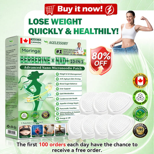 💖💖 AGELESSORY® 𝙈𝒐𝒓𝒊𝒏𝒈𝗮 · 𝗕𝗲𝗿𝗯𝐞𝐫𝐢𝐧𝙚 × 𝙉𝑨𝑫+ 𝟏𝟎-𝙞𝙣-𝟏 𝘼𝒅𝒗𝒂𝒏𝒄𝒆𝐝 𝐍𝐚𝐧𝙤 𝙈𝙞𝙘𝙧𝙤𝙣𝒆𝒆𝒅𝒍𝐞 𝐏𝐚𝐭𝙘𝙝(𝐉𝐮𝐬𝐭 𝐨𝐧𝐜𝐞 𝐚 𝐝𝐚𝐲, 𝐯𝐢𝐬𝐢𝐛𝐥𝐞 𝐜𝐡𝐚𝐧𝐠𝐞𝐬 𝐢𝐧 𝟕 𝐝𝐚𝐲𝐬） ✅ 𝐅𝐨𝐫 𝐨𝐛𝐞𝐬𝐢𝐭𝐲, 𝐝𝐢𝐚𝐛𝐞𝐭𝐞𝐬, 𝐬𝐥𝐞𝐞𝐩 𝐚𝐩𝐧𝐞𝐚, 𝐣𝐨𝐢𝐧𝐭 𝐢𝐬𝐬𝐮𝐞𝐬, 𝐚𝐧𝐝 𝐦𝐨𝐫𝐞