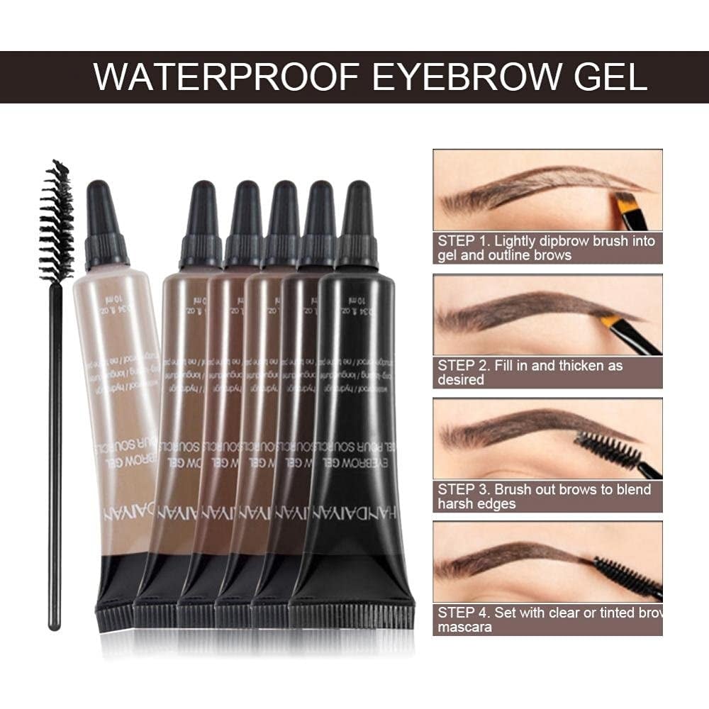 Long-lasting Waterproof Smudge-proof Liquid Eyebrow Gel/Tint