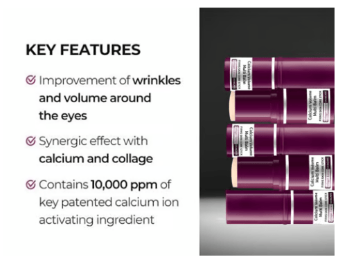 🧴✨  Calcium Volume Balm + 60ea Collagen Eye Patch | Korean Anti-Aging Skincare