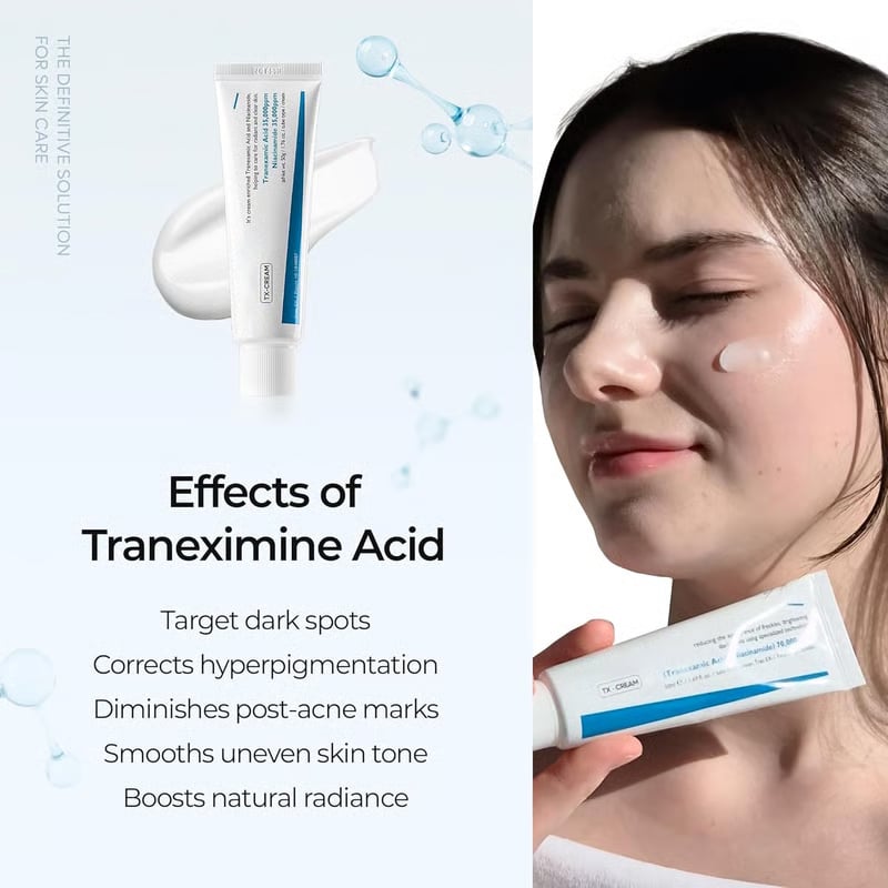 🧪TX Cream Nano-sized Tranexaminc Acid for Dark Spots & Hyperpigmentation