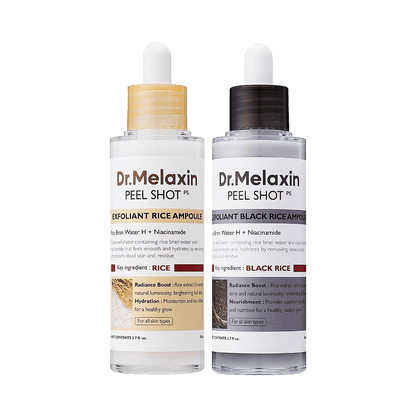 🔥Peel Shot Glow Rice Ampoule Duo - Serums for Brightening, Exfoliating, and Moisturizing