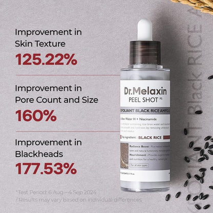 🔥Peel Shot Glow Rice Ampoule Duo - Serums for Brightening, Exfoliating, and Moisturizing