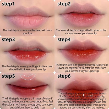 Long-Lasting Matte Lip Glaze Set – 6 Colors in One Box