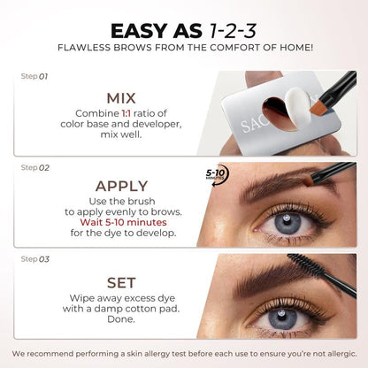 💐New Year Sale 49% OFF💘Semi-Permanent Eyebrow Tint Kit 🌟