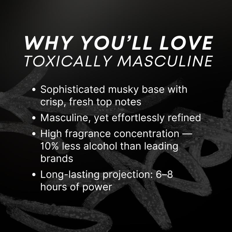 ❤️Toxically Masculine - Pheromone Infused Eau de Cologne