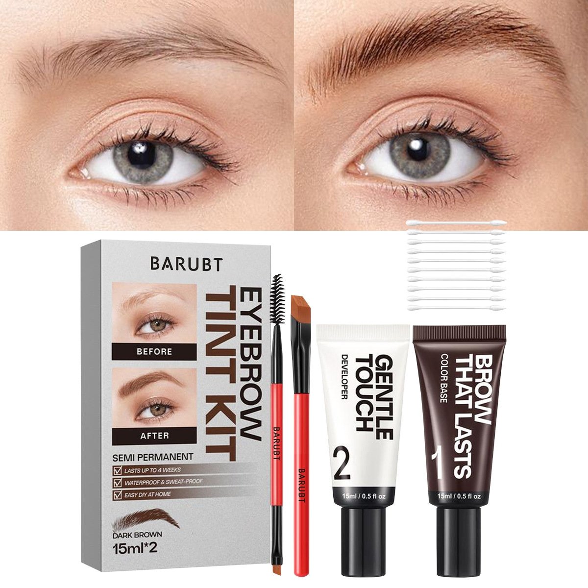 💐New Year Sale 49% OFF💘Semi-Permanent Eyebrow Tint Kit 🌟
